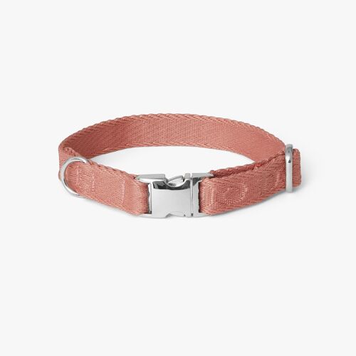 Dog Collar Everyday Logo Pale Red