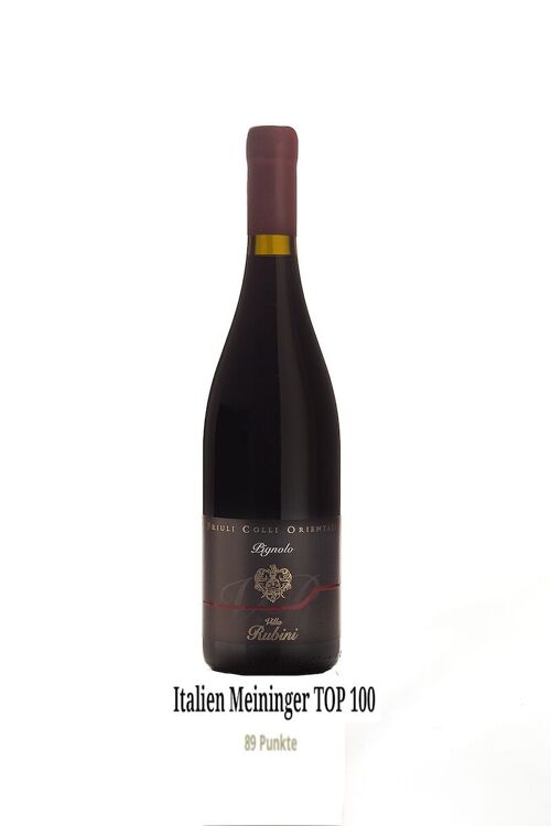 Pignolo, Friuli Colli Orientali DOC 2019, VILLA RUBINI, vin rouge gourmand et charpenté