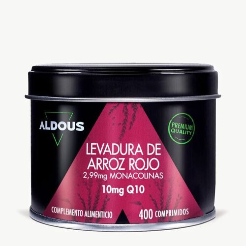 Levadura de Arroz Rojo con Coenzima Q10 Aldous Labs | 400 comprimidos