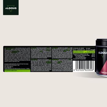 Levure de riz rouge avec coenzyme Q10 Aldous Labs | 400 comprimés 6