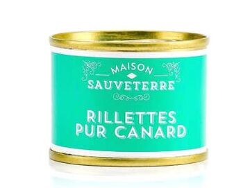 Rillettes pur canard - En boîte portion