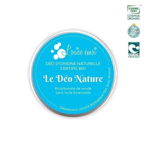 Le Déo Solide  Sans Huile Essentielle Nature - 50 ml certifié Bio