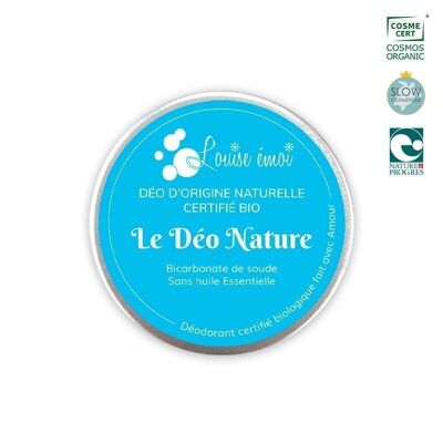 Desodorante Sólido Sin Aceite Esencial Natural - 50 ml orgánico certificado