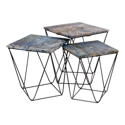 Ranchi Side Table blue