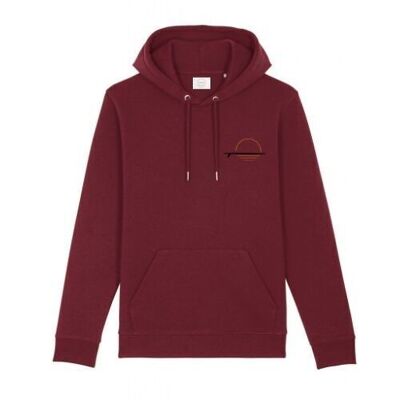 Burgunderrotes Sweatshirt -SURF EDITION-