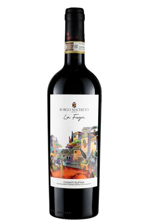 La Fuga, Chianti Rufina DOCG 2021, BORGO MACERETO, vin rouge fruité et floral