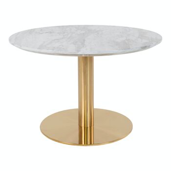 Table basse Bolzano - base en laiton 1