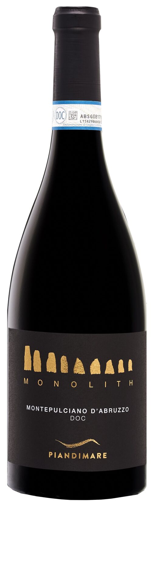 Monolith, Montepulciano d’Abruzzo DOC Riserva 2019, PIANDIMARE, vin rouge gourmand et charpenté