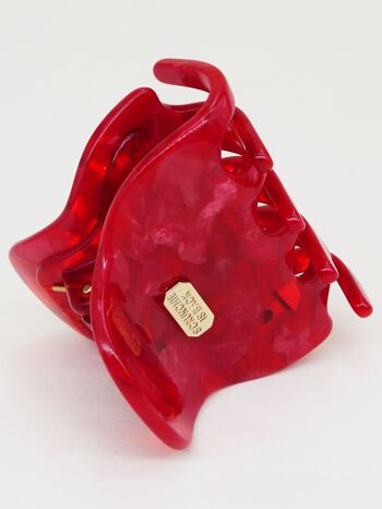 Pince Margaux - Rouge cerise 4,5 cm 3