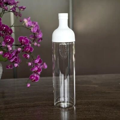 Botella con Filtro 1 litro - Blanco