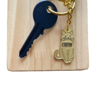 Kitten keychain