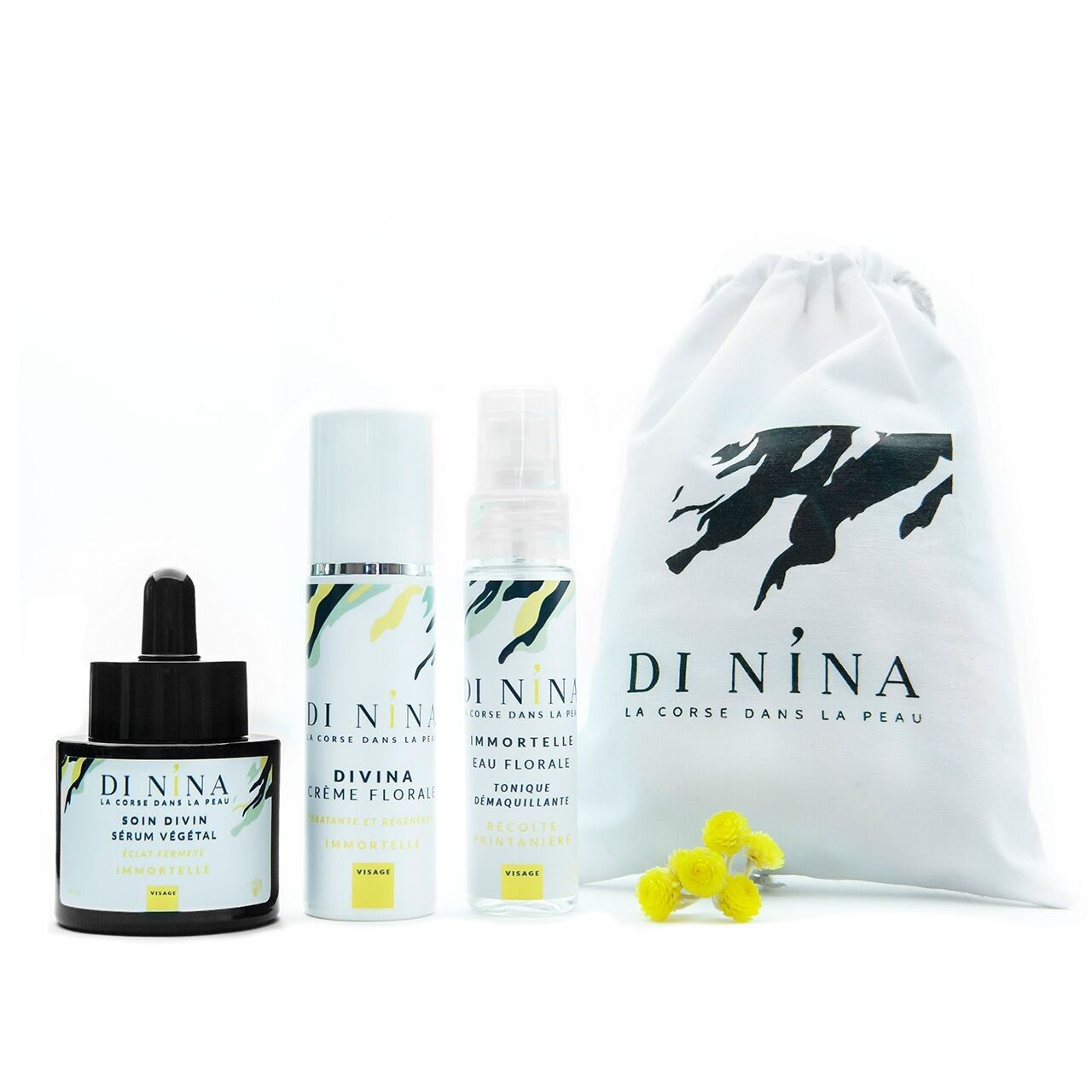 Divine Face Radiance box with Corsican immortelle