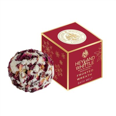 Festive Frosted Wreath Bath Melt 40g