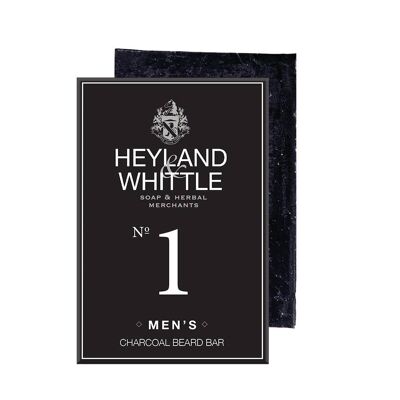 No.1 Men's Charcoal Beard Bar 120g