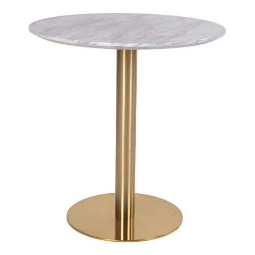 Bolzano Dining Table - base in brass look