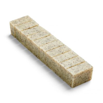 Amber Oakmoss Palm Free Soap Brick 1.5 kg – geschnitten