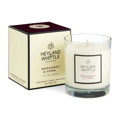 Classic Bergamot & Fern Candle in a Glass 230g