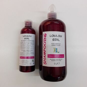Shampooing Bio et Nature & Progrès liquide 250 ml parfumé au lavandin et niaouli pour chiens "LOULOU GIRL" 1