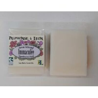 Immaculée Soap 100g superfatted 100g Immaculée unscented Organic Vegan Nature&Progrès