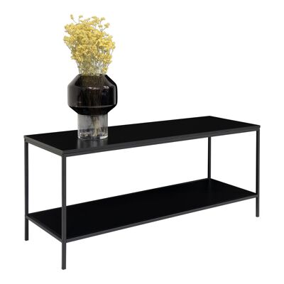 Vita TV Stand - black shelves