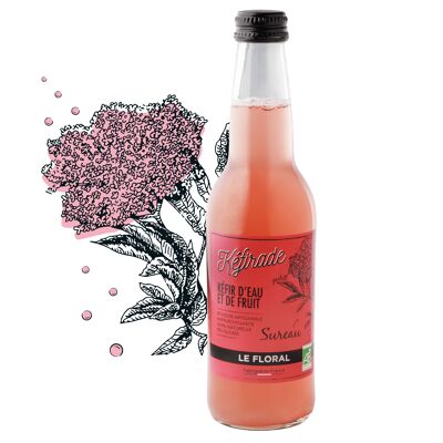 Kéfir de Fruit AB - Kéfirade Fleurs de Sureau 33CL