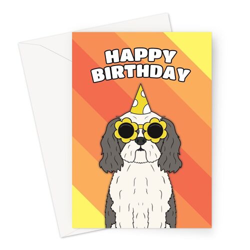 Happy Birthday Card | Shih Tzu Dog A6 or 7x5" Card