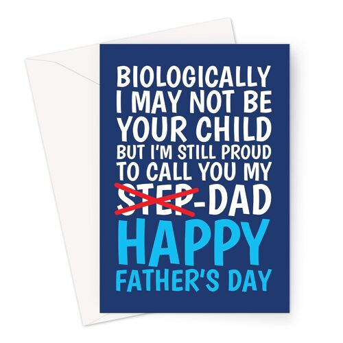 Heartfelt Father's Day Card For Step-Dad