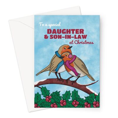 Cartolina di Natale di Robin | Figlia e genero