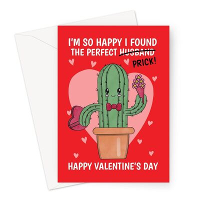 Rude Husband Valentine's Day A6 or 7x5" Card