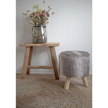 Tapis Bombay - rond naturel Ø150 cm 2