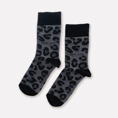 Black Panther Print Socks | Bamboo Socks | Black Socks