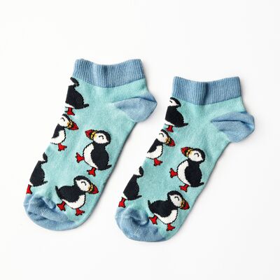 Puffin-Socken | Trainersocken | Blaue Socken | Atlantische Socken