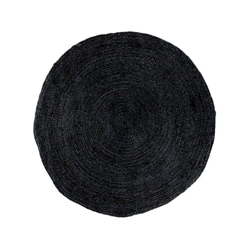 Bombay Rug - round dark grey Ø90 cm