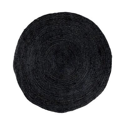 Bombay Rug - round dark grey Ø150 cm