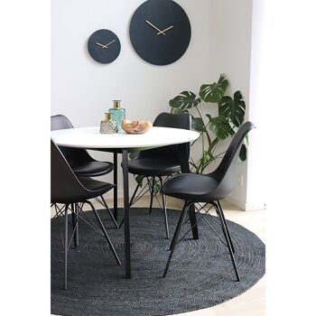 Tapis Bombay - rond gris foncé Ø150 cm 2