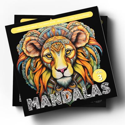 Livre de coloriage - Mandalas 3 - Avec des scènes relaxantes pour les coloristes avancés