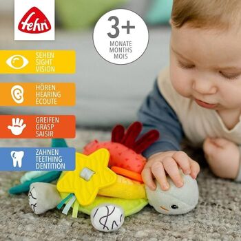 Tortue d'activité - jouet de motricité pour bébé pour poussettes, lits bébé et sièges bébé 2