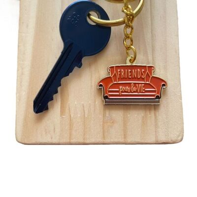 Friends for life keychain