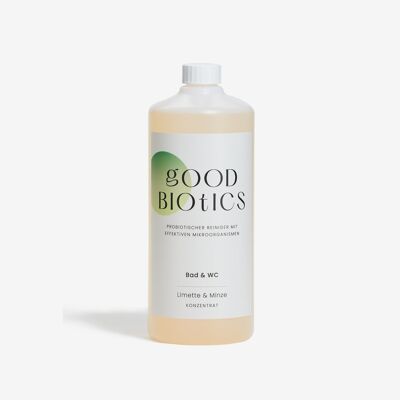 Probiotic cleaning concentrate for bathroom and toilet