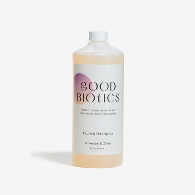 Probiotic cleaning concentrate room & textile spray