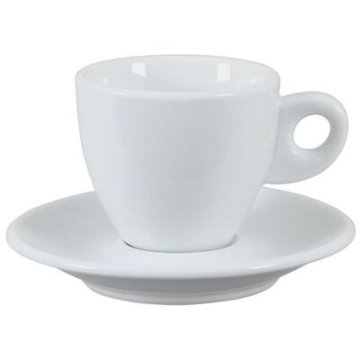CUP AND SAUCER 110 CC WHITE GIANCINTO