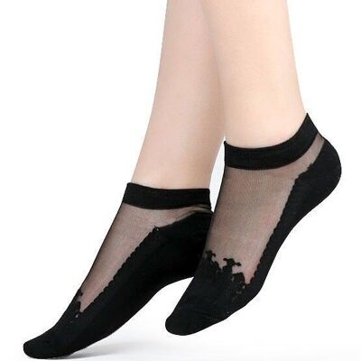 DIVA - Black, the ultra-resistant voile sock - Perfect for Mother's Day 2024