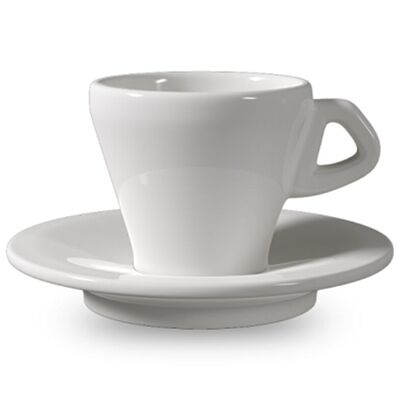 CUP AND SAUCER 160 CC WHITE BUCANEVE