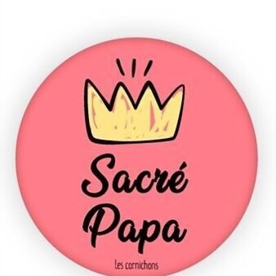 Sacré Papa bottle opener magnet - for the best of dads