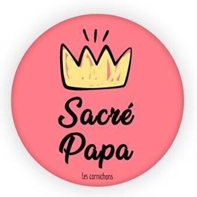 Sacré Papa bottle opener magnet - for the best of dads