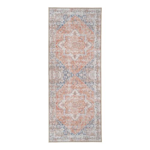 Havana Hallway Runner - orange/blue