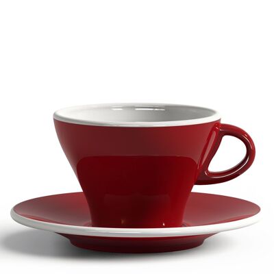 CUP AND SAUCERS 240 CC RED GARDENIA