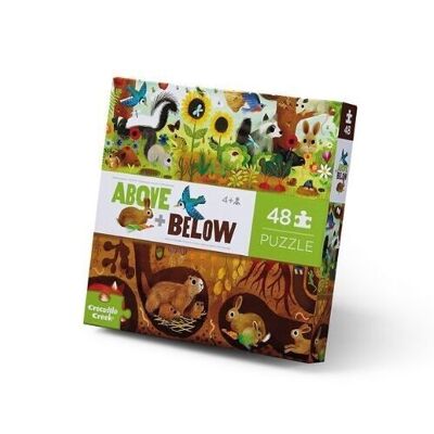 Above & Below Puzzle - 48 pieces - Discovery of the forest - 4a+
