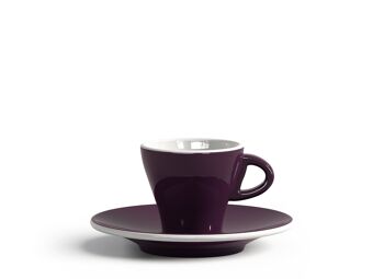 TASSE ET SOUCOUPE 65 CC VIOLET GARDENIA