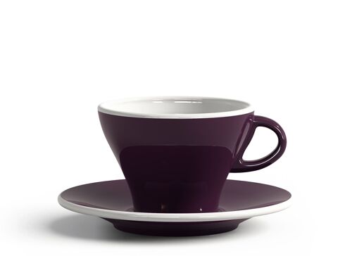 CUP AND SAUCERS 240 CC VIOLET GARDENIA